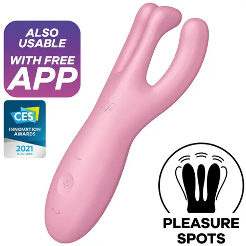 Threesome 4 Vibratorapp Rosa