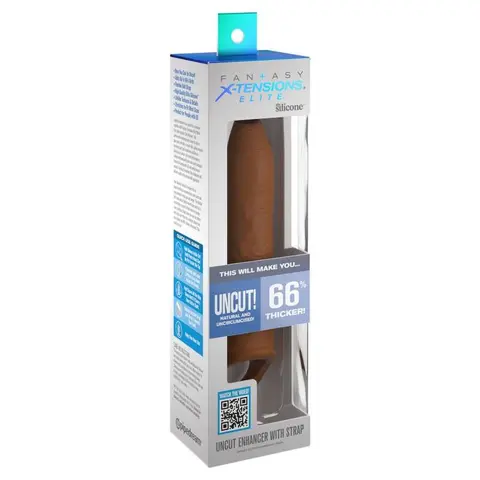 Pipedreams - Ärmel Uncut 17,78 cm mit Riemen Karamell