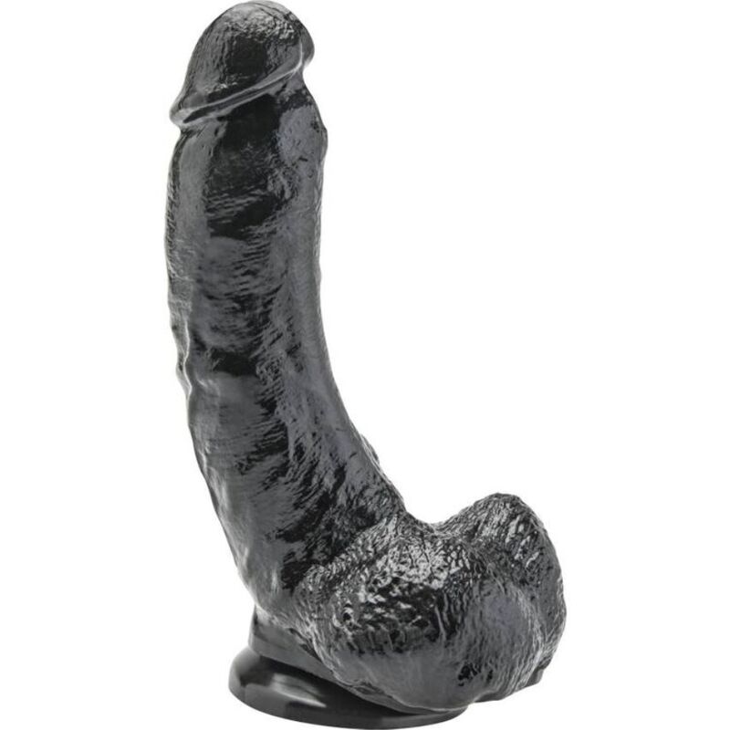 Dildo 20,5 cm mit Kugeln Schwarz