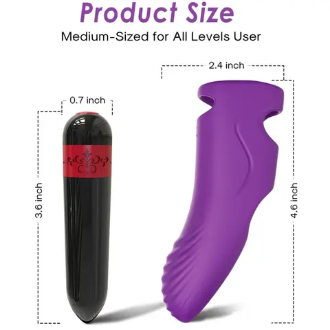 Aurora Vibrator Finger Lila