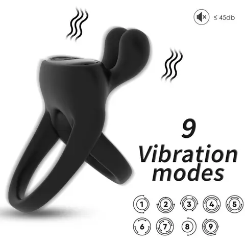 Ringvibrator Kaninchen Schwarz