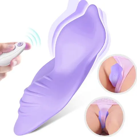 Whisper Tragbares Höschen, Vibrator, Fernbedienung, Lila