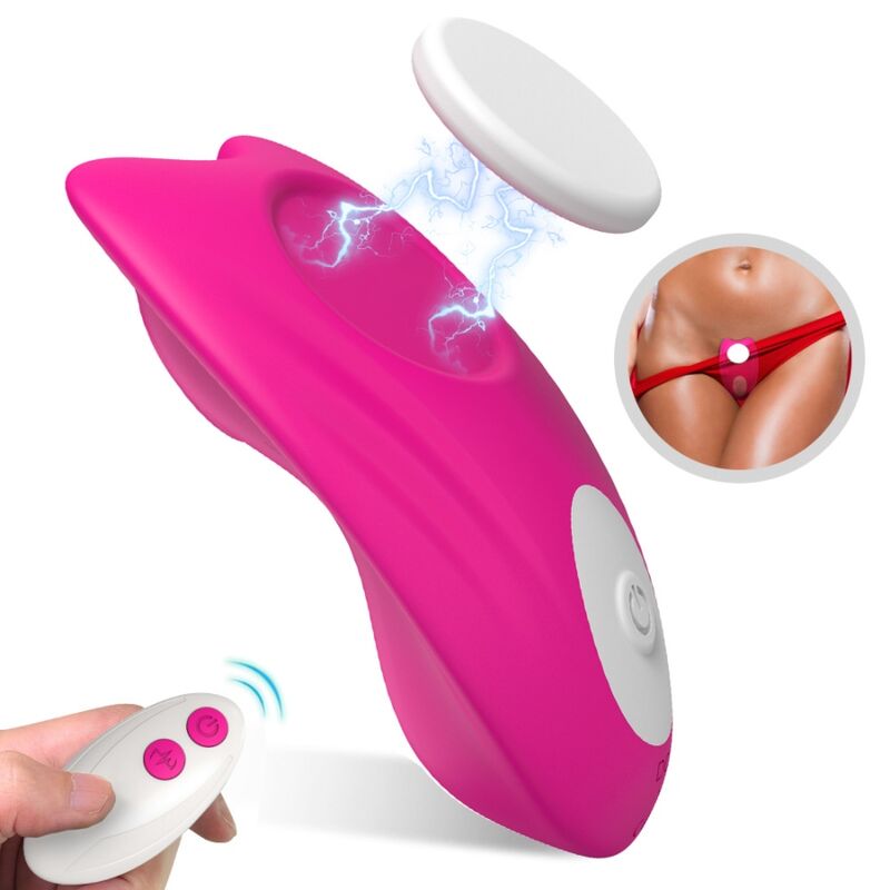 Butterfly Tragbares Höschen Vibrator Fernbedienung Rosa