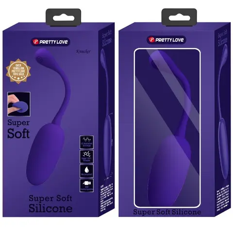 Pretty Love - Knucker Purple Wiederaufladbares Vibrations-Ei