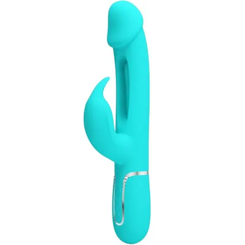 Pretty Love - Dejon Rabbit Vibrator 3 in 1 Multifunktions-Aquagrün