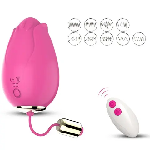Mandala Eivibrator G-Spot Fernbedienung Fuchsia