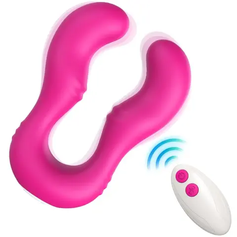 Seraph Vibrator Doppelte Fernbedienung Fuchsia