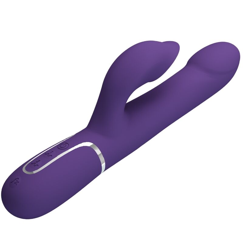Pretty Love - Zalin Rabbit Vibrator Perlen 4 in 1 Lila