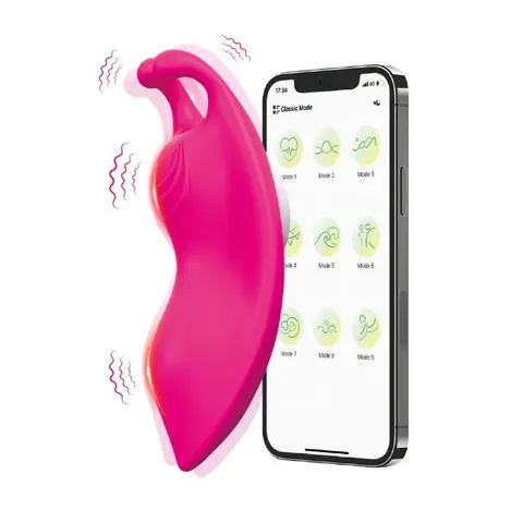 Honeybee Tragbares Höschenvibrator G-Spot Fuchsia -Kostenlose App