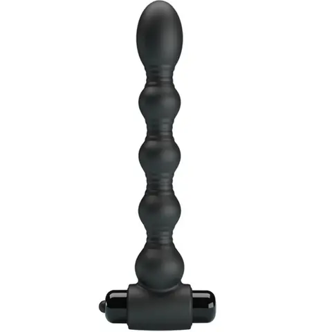 Pretty Love - Lynn Silikon Anal Plug 10 Vibrationen Schwarz