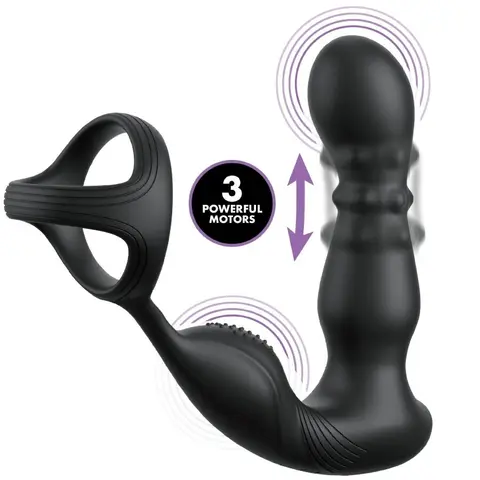 Vibrierender Analring und Massager mit Fernbedienung