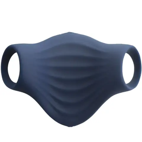 Palmblauer Flexibler Vibrator-Masturbator