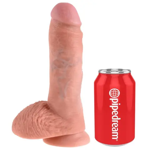 8 Dildo Fleisch mit Eier 20,3 cm
