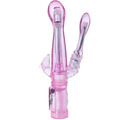Flexibler Vibrator mit Analstimulator