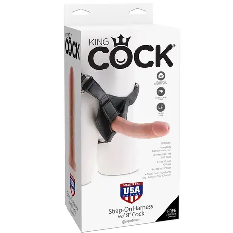 Harness mit Realistischem Naturpenis 20,3 cm