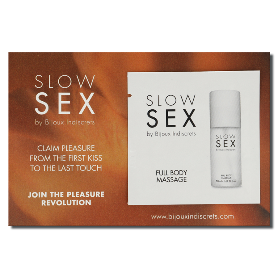 BIJOUX INDISCRETS - SLOW SEX GANZKÃ–RPERMASSAGE MASSAGEGEL 2 ML